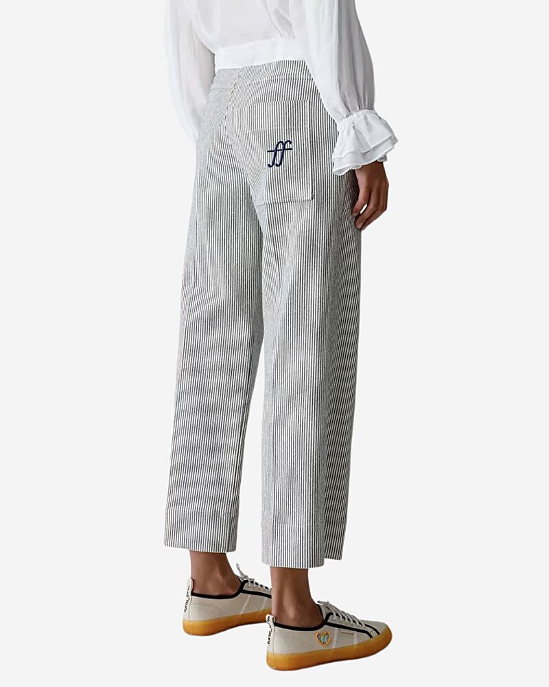 Striped loose discount fit pants